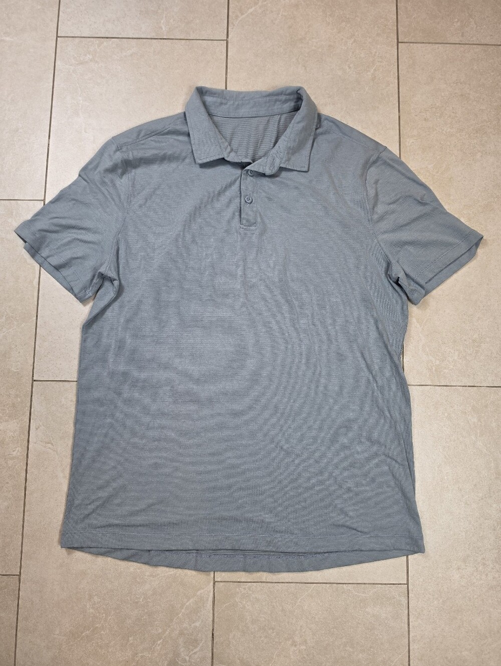 Lululemon Polo Shirt Mens Large Evolution Stretch Golf Performance Soft Short